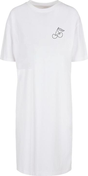 Merchcode Ladies Cherry Oversized Slit Dress - 117815