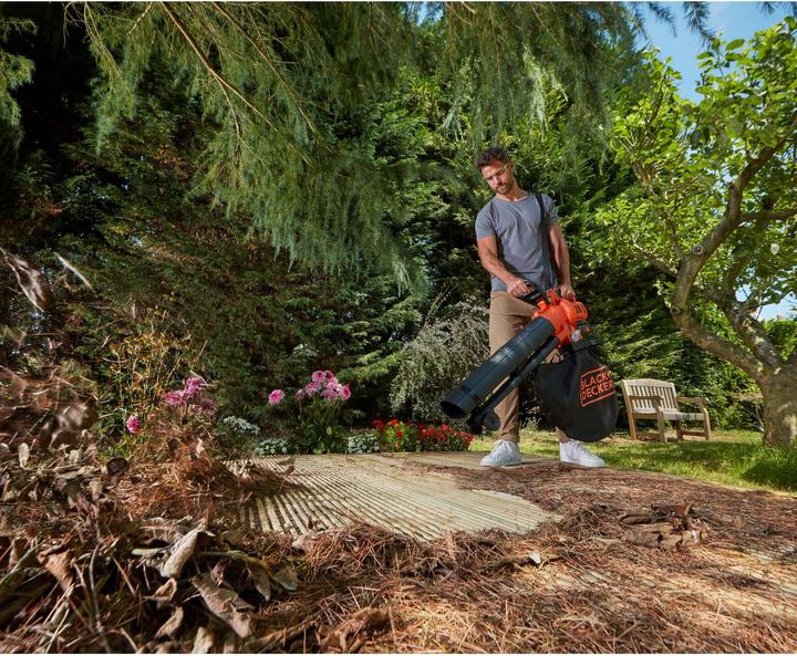 Productafbeelding Black & Decker BCBLV3625L1 Solo (Oplaadbare batterij, Bladzuiger, Vacuüm en ventilator, Bladblazer)