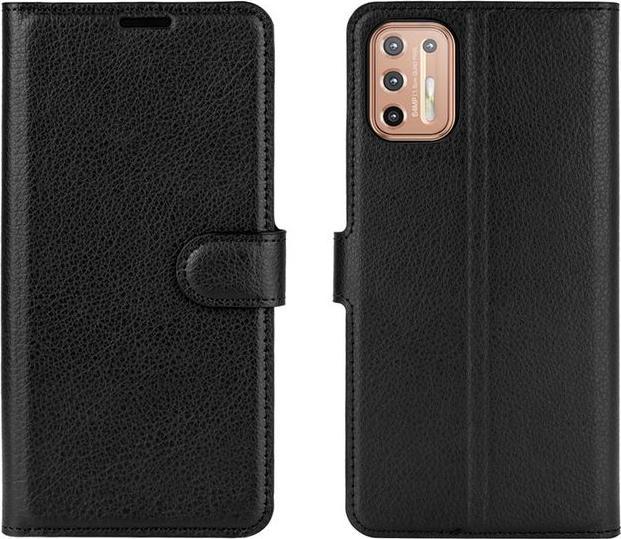 Produktbild MU Classic Litchi Leder Bookcover Series (Motorola Moto G9 Plus)