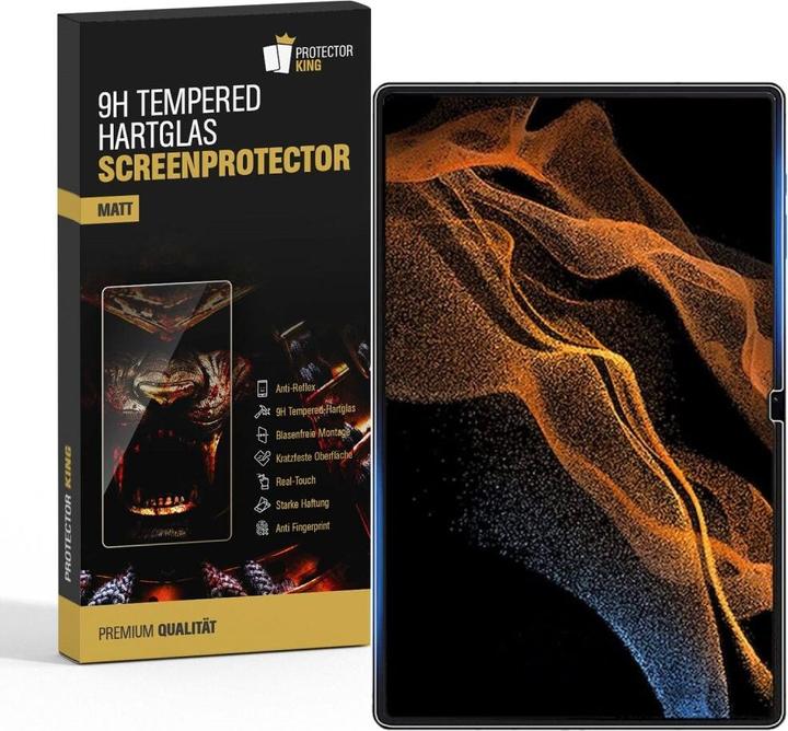 Actual product image Protectorking 1x tempered 9H Panzerglas matt entspiegelt (1 Piece, Galaxy Tab S9 Ultra)