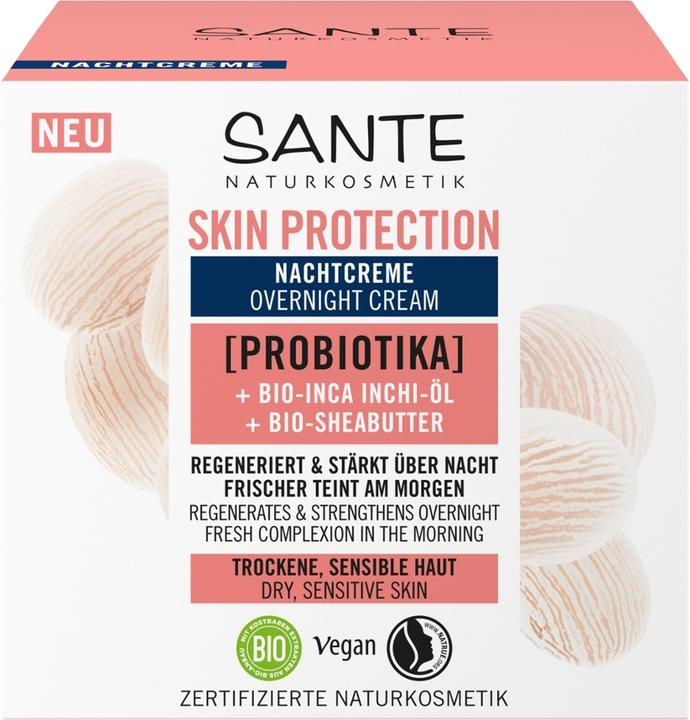Produktbild Sante Schlafcreme Skin Protect Probiotic (50 ml, Nachtcreme)