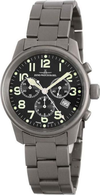 Immagine prodotto Zeno-Watch Basel Pilot Classic Titanium 7530Q-a1M Chrono (Cronografo, 40 mm)