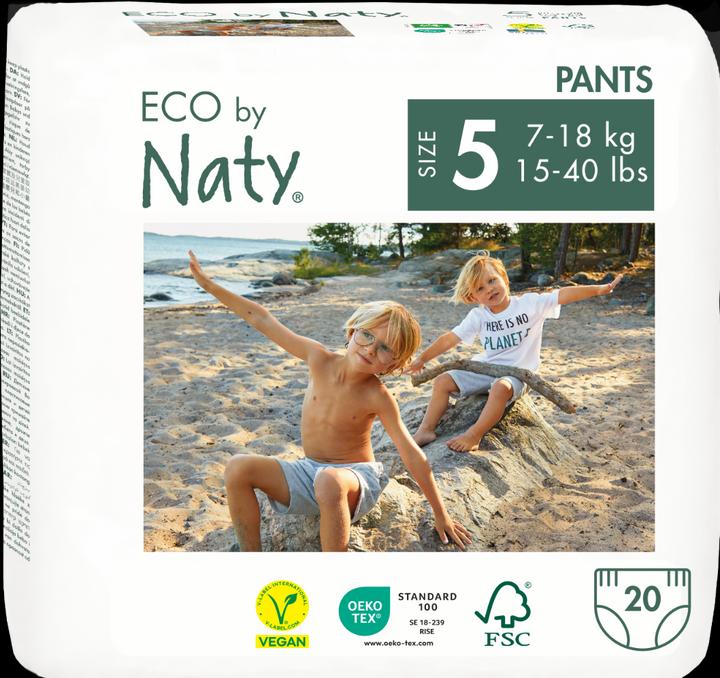 Produktbild Naty Bio-Windelhöschen (Gr. 5, Tragepack, 20 Stück)