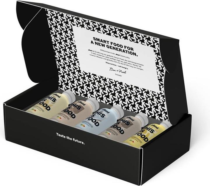 Immagine prodotto YFood Classic Taster Pack (Banana, Cioccolato, Vaniglia, Caffè, Bacca, 1 x)