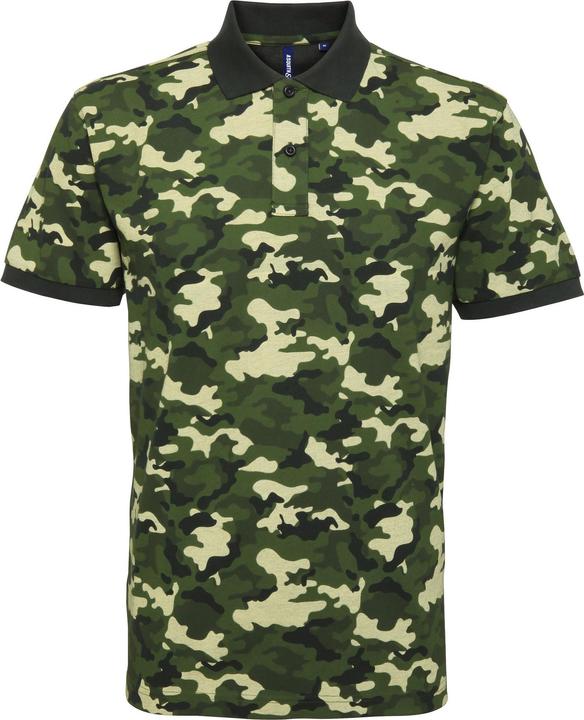 Asquith & Fox Camo Poloshirt