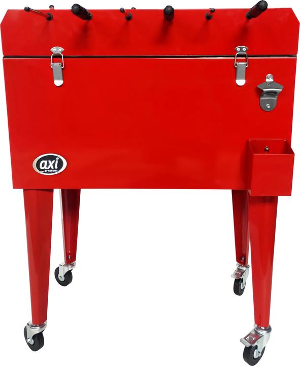 Produktbild Axi KÃ¼hler mit Tischfussball Rot (65 l)