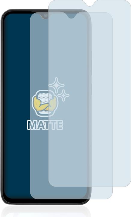 Actual product image BROTECT Anti-glare screen protector matt (2 Piece, Mi 9)