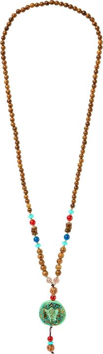 Immagine prodotto Joe Browns Elephant Pendant Boho Necklace (Cotone, Cocco, Ceramica, Ottone, Vetro, Materiale composito di zinco)