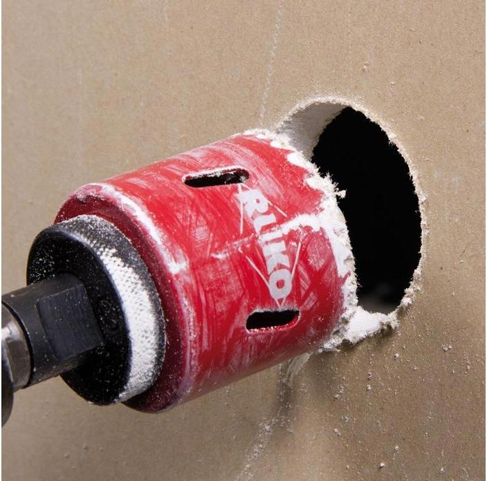 Actual product image Ruko HSS Bi-metal hole saws red.Ø 92.0 mm / 38.0 mm (92 millimetres)