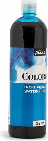 Actual product image Pebeo Colorex water ink (Cyan, 1000 ml)
