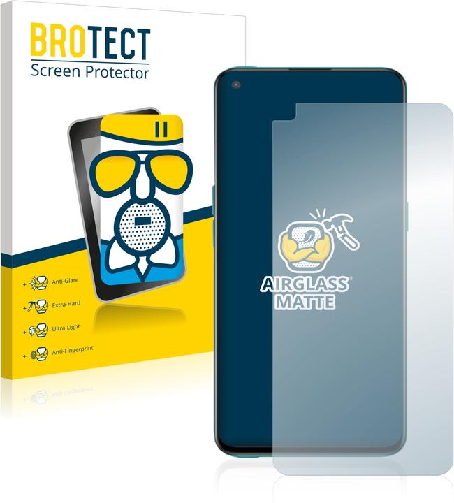 Productafbeelding BROTECT AirGlass Matte kogelwerende glasfolie (1 Stuk, OnePlus Noord-CE 5G)