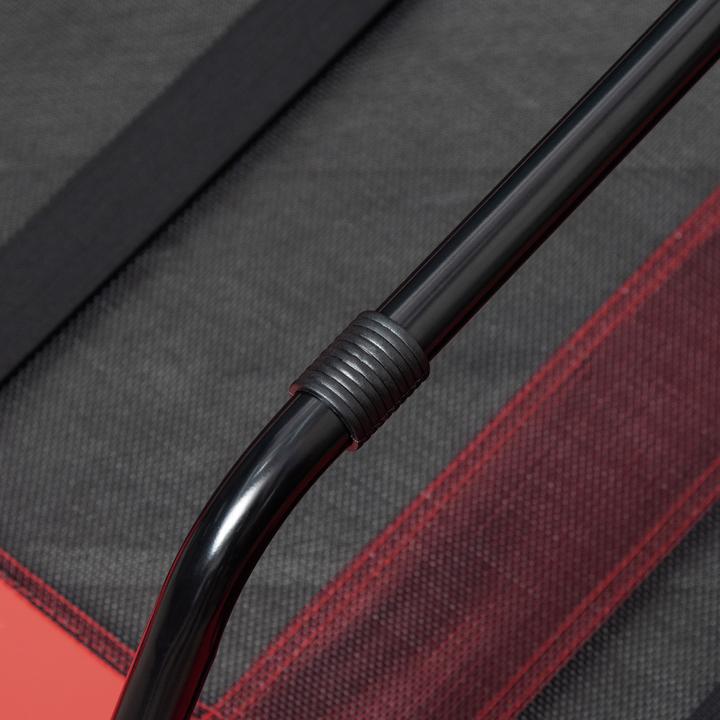 Immagine prodotto Outsunny Cuccia per cani di taglia molto grande, metallo, Oxford, rosso (Cane)