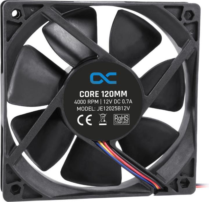 Actual product image Alphacool Core 120mm Fan PWM 4000rpm (120x120x25mm) (120 mm)