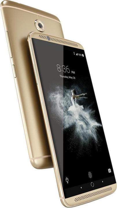 Produktbild ZTE Axon 7 (64 GB, Ion Gold, 5.50", Hybrid Dual SIM, 20 Mpx, 4G)