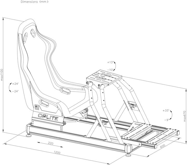 Actual product image Oplite Cockpit R8 Fury