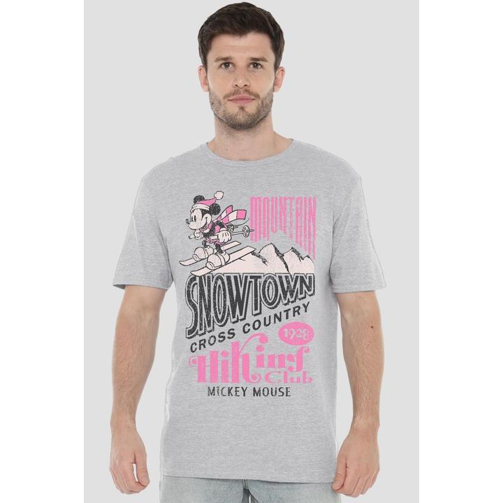 Immagine prodotto Disney Snowtown Ski Maglietta Topolino Uomo (L)