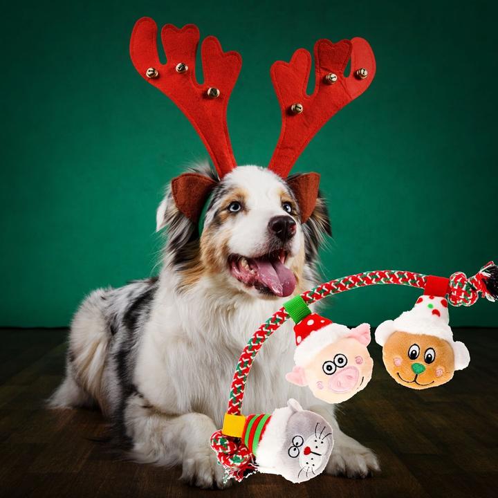 Actual product image Red Dingo DINGO Elf Brothers - Dog toy - 34 cm