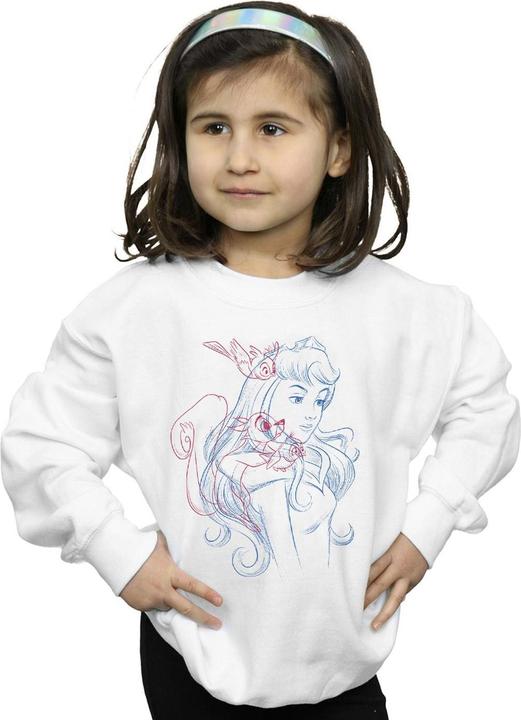Produktbild Disney Aurora Animals Sketch Sweatshirt Mädchen (128)