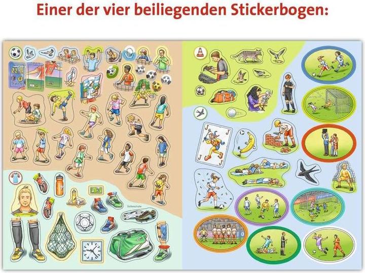 Immagine prodotto Ravensburger Libretto di adesivi: Calcio