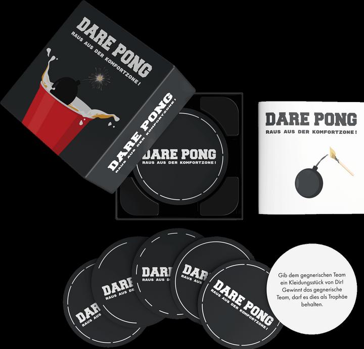 Actual product image MrPong Dare Pong (German) Beer Pong game