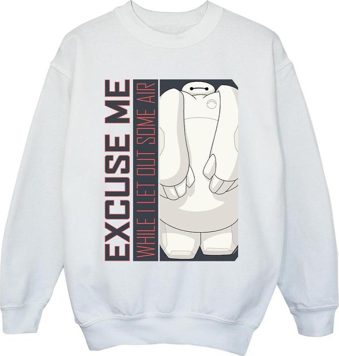 Immagine prodotto Disney Big Hero 6 Baymax Excuse Me Some Air Felpa Ragazze (140, 146)