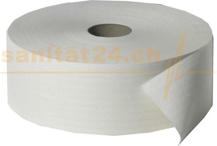 Fripa Toilettenpapier Grossrolle hochweiss 2-lagig 100 % Zellstoff, 6 Rollen/Paket, 420 m (6 x)