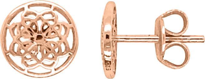 Image du produit Leyda Boucles D'Oreilles Mandala (plaqué or 750 / 18 K, Argent 925)