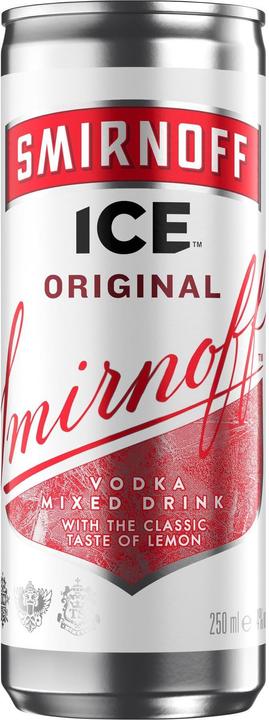 Produktbild Smirnoff Vodka Ice 4 x 0.25 l (4 x 25 cl)