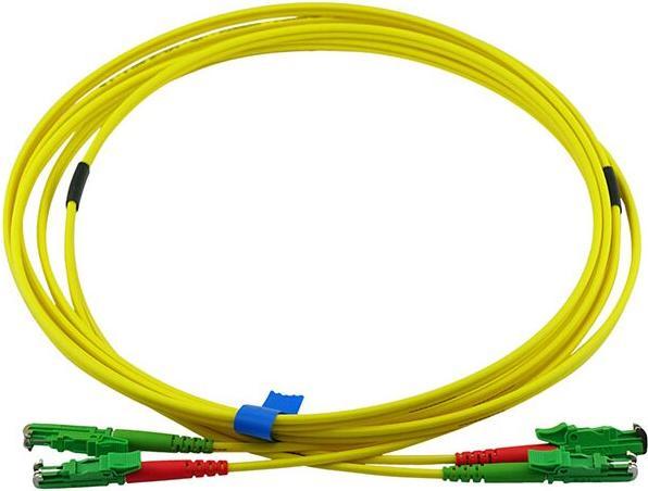 Produktbild BlueOptics Duplex LWL Patchkabel E2000-APC/E2000-APC Singlemode 10 Meter