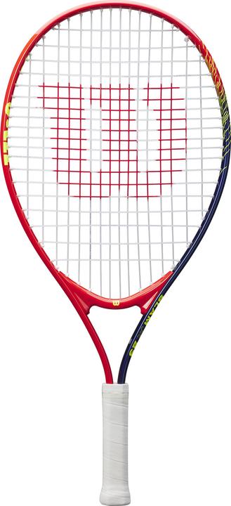 Wilson Slam Junior 23 Boys Tennisschläger rot-gelb besaitet 205g L0 NEU (0, 200 g)