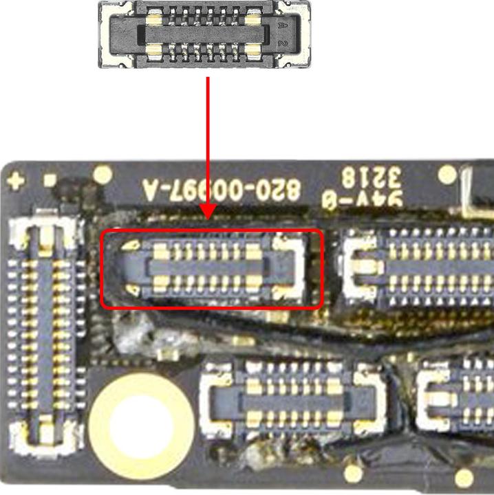 Image du produit Clappio Pièce détachée Connecteur FPC Bouton d'alimentation (iPhone XS Max)