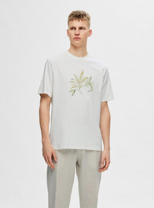 Actual product image Selected Homme Cotton print T-shirt (XL)