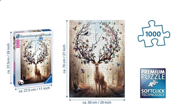 Actual product image Ravensburger Magic stag (1000 pieces)