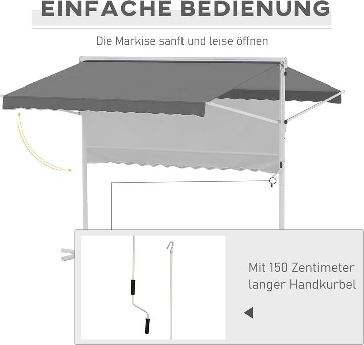 Immagine prodotto Outsunny Tenda da sole (2.94 m)