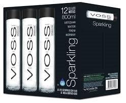 Voss Caisse d'eau pétillante 12 x 800 ml Norvège (12 x 80 cl)