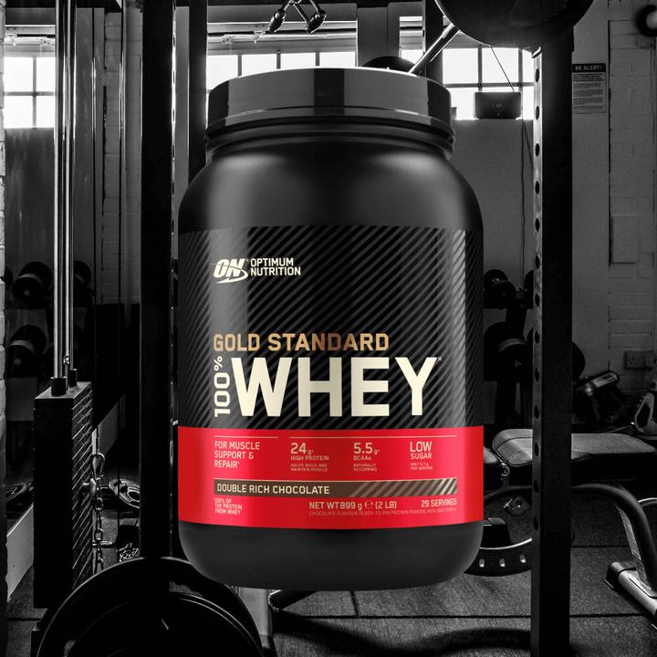 Image du produit Optimum Nutrition 100% Whey Gold Standard (Double Rich Chocolate, 1 pcs, 908 g)