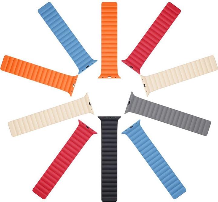 Image du produit Dux Ducis magnetic strap watch strap 7/6/5/4/3/2 (40 mm, 38 mm, 41 mm, Silicone, Apple Watch Series 2, Apple Watch Series 3, Apple Watch Series 1, Apple Watch Series 4, Apple Watch Series 5, Apple Watch Series 6, Apple Watch Series 7, Apple Watch Series 8, Apple Watch Series 9, Apple Watch SE)
