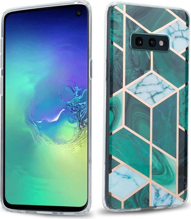 Produktbild Cadorabo IMD TPU Bunter Marmor Cover (Samsung Galaxy S10)