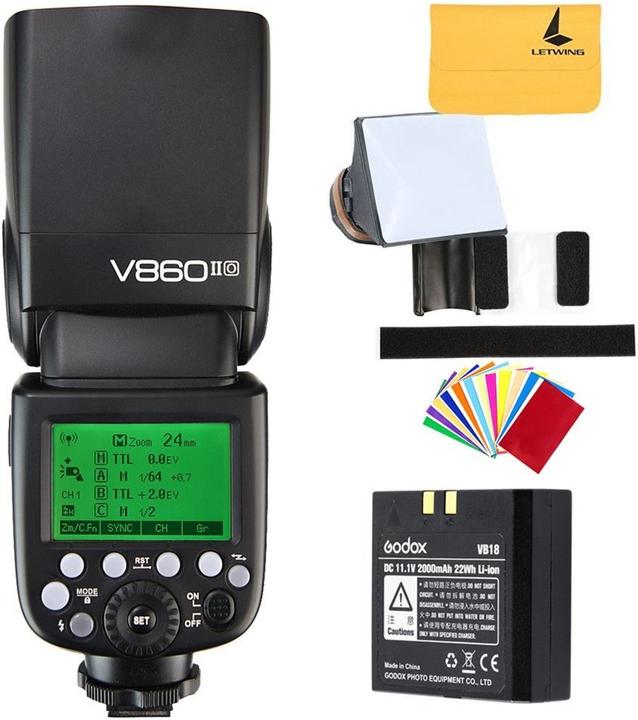 Image du produit Godox V860II Olympus Panasonic (Flash à monter, Panasonic, Olympus)