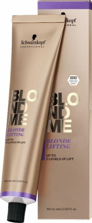 Produktbild Schwarzkopf Professional Schwarzkopf BlondMe Lifting Ash 60 ml (L-Ash, ASCH – Kühler, aschiger Blondton mit zusätzlicher Neutralisation)