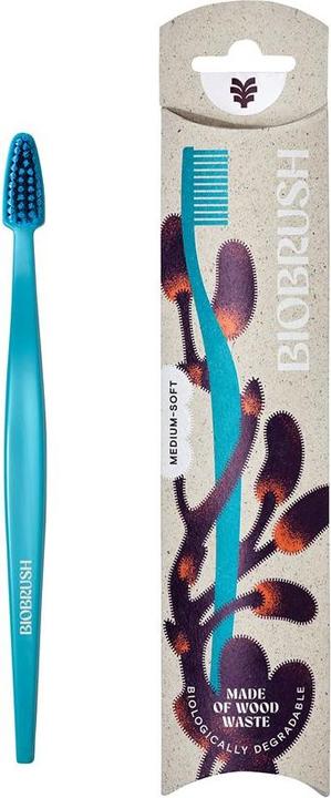 Image du produit Berlin biobrush Zahnbürste Erwachsene blau (Moyen, 1 x)
