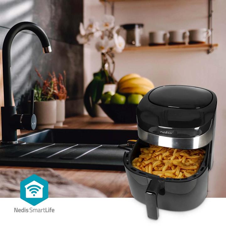 Produktbild Nedis SmartLife Heissluftfritteuse Wi-Fi | 7,2 l | Timer: 240 min | Anzahl voreingestellter Programme: 8 |