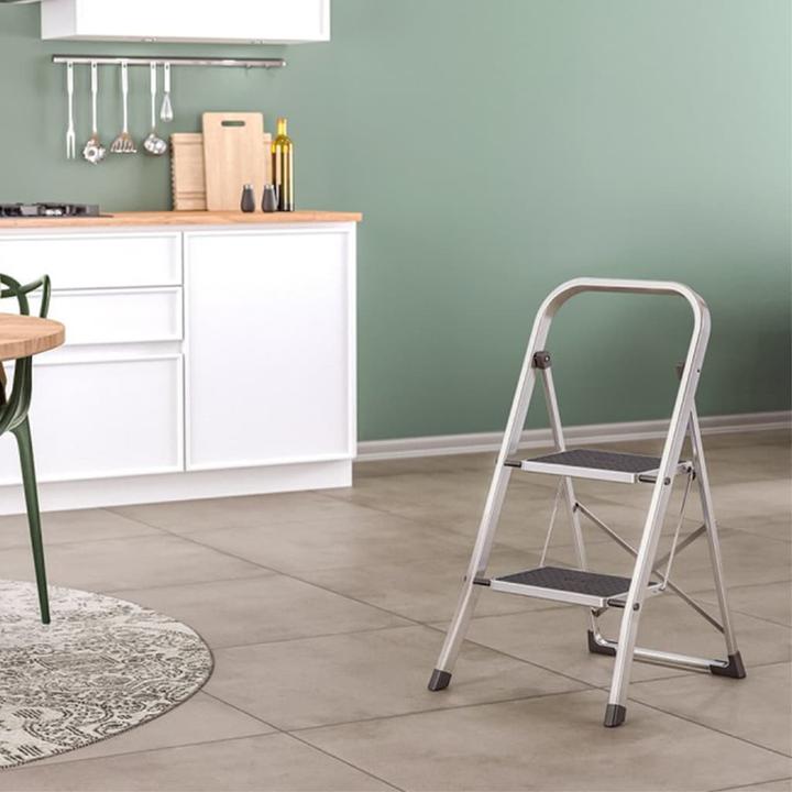 Image du produit Hailo K70 StandardLine, escabeau aluminium, 3 marches (Échelle deux plans, 106 cm)