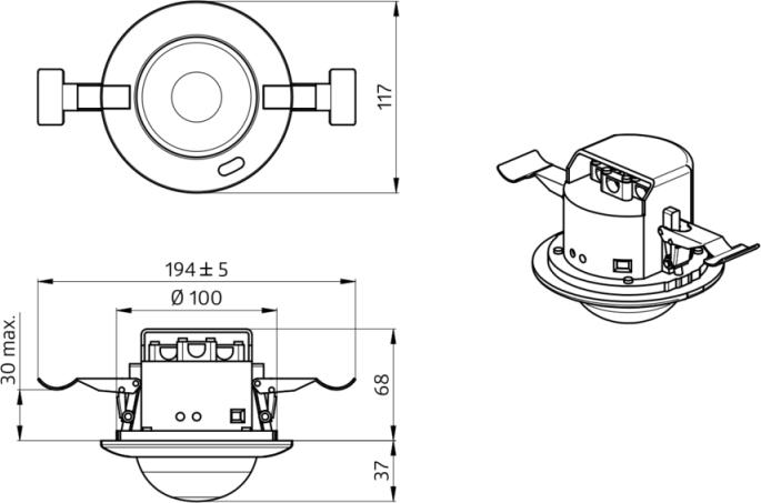 Actual product image BEG Presence detector PD4-M-2C-Hos-DE 92760 (12 m)