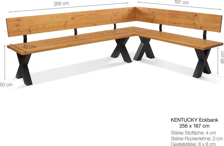 Image du produit Möbel-Eins Kentucky (256 cm)