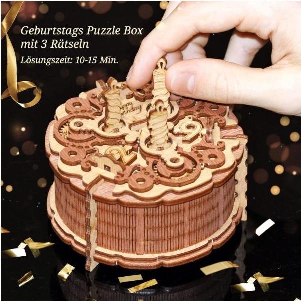 Image du produit iDventure 78 - Cluebox - Coffret cadeau "Birthday Cake", dès 14 ans (Allemand)