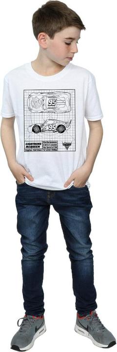 Produktbild Disney Cars Lightning McQueen Blueprint TShirt Jungen (140, 146)