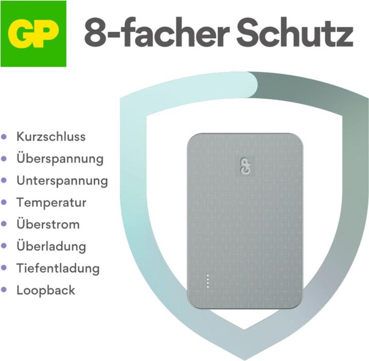 Actual product image GP Batteries GP PowerBank B+ Series 5000 mAh moss green (5000 mAh)