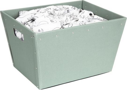 Actual product image Bigso Box Linen Cover Terra Soft Teal