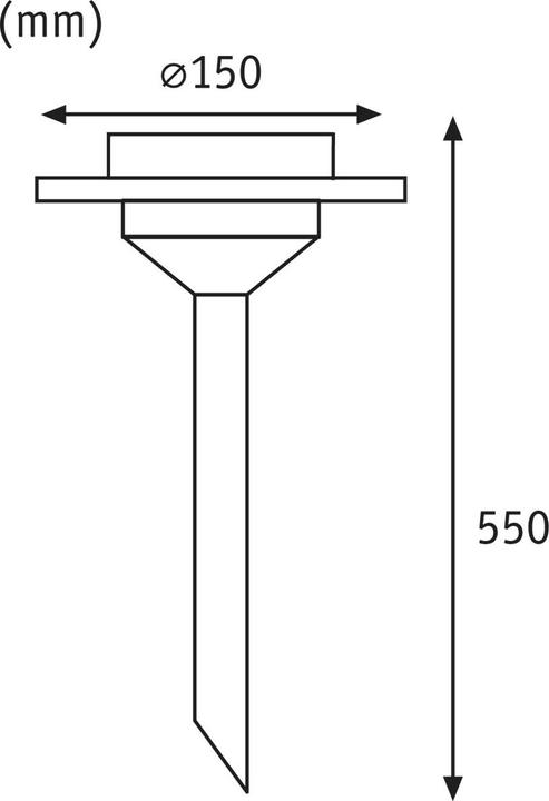 Actual product image Paulmann Solar skewer Ufo (5 lm, IP44)